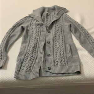 LLBean Grey Cardigan